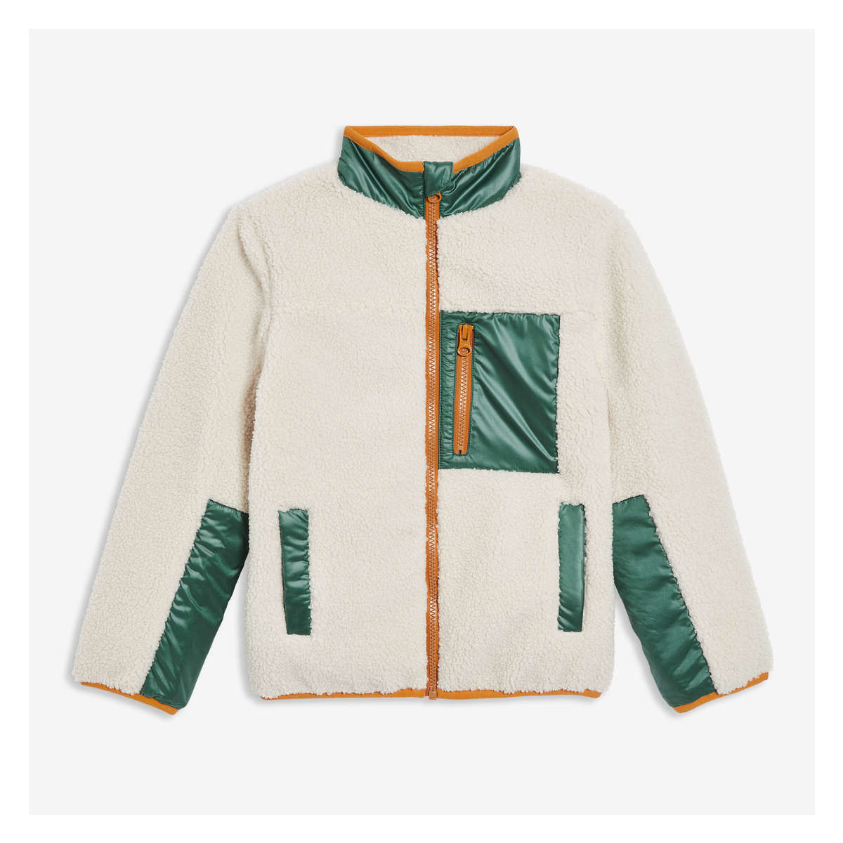 Off white hot sale fleece jacket